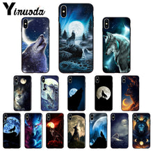 Load image into Gallery viewer, Moon roaring wolf cases